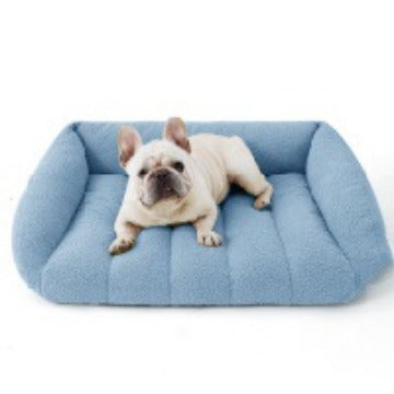 Amazon Bestselling Pet All-Season Sofa Bed Cushion Rectangular Lamb Wool Cat Bed Dog Bed Sofa Cushion