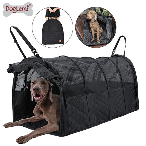 Adjustable Pet Bed Car-mounted Medium and Large Dog Tunnel Cage Portable Pet Anti-dirt Car Pet Supplies Dog
